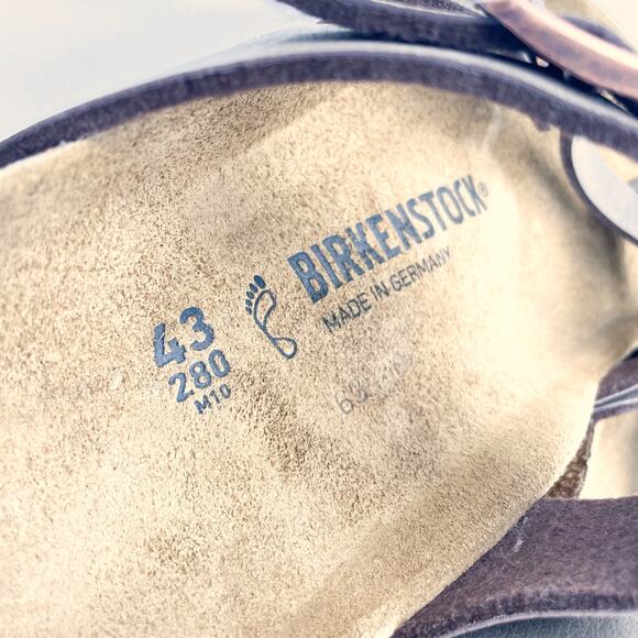 Birkenstock Mayari‎ Sandals Mocca Brown Birko-Flor Strap Sz 43 / 10 US Men\'s main image 4